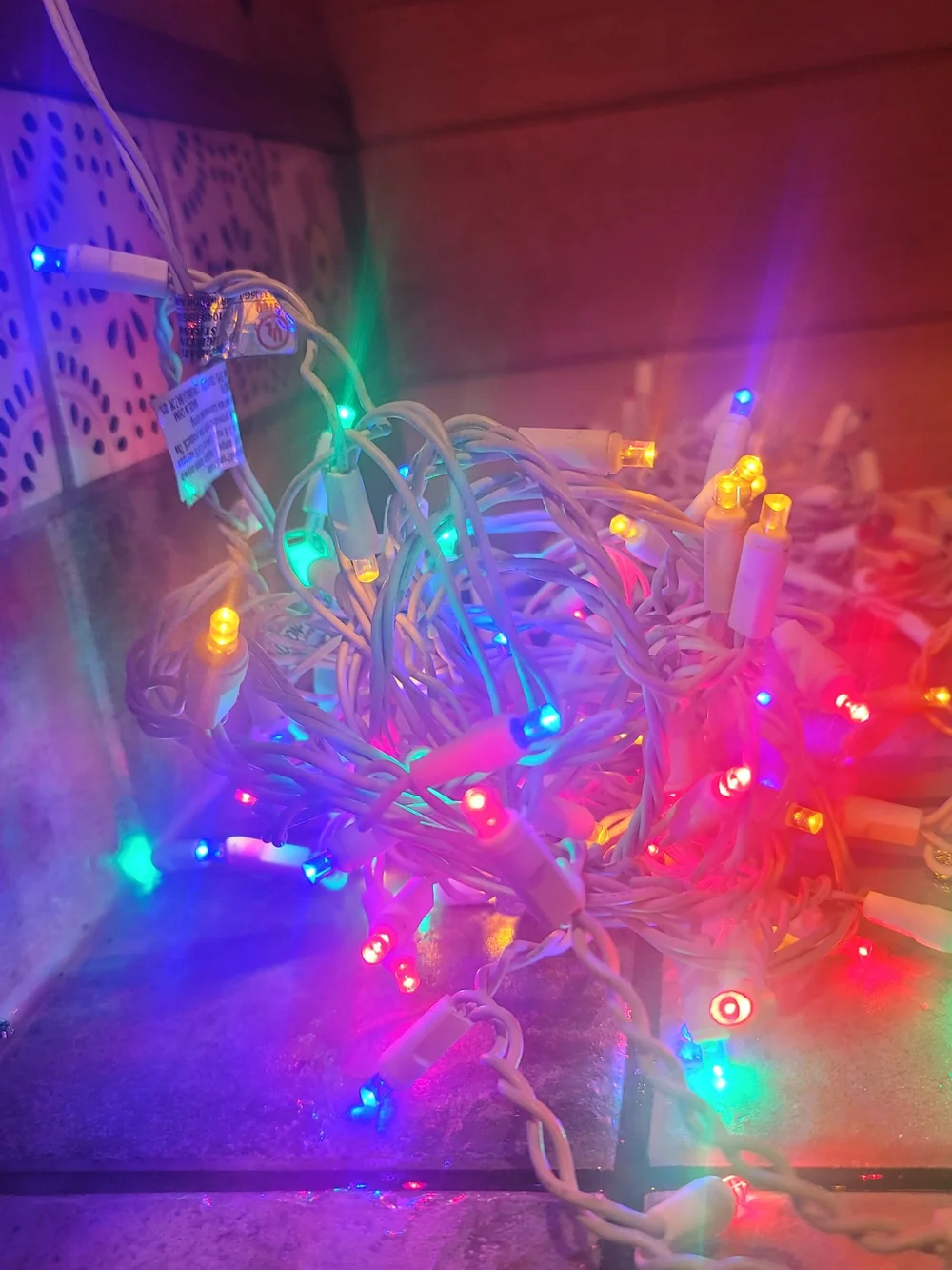Multi-Color Holiday Icicle LED Lights - Home Holiday